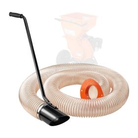 VEVOR 4.3In x 13.1ft 4in Diameter Wood Chipper Shredder Mulcher Leaf Vacuum Kit