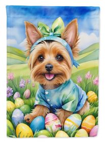 Silky Terrier Easter Egg Hunt Garden Flag Mailbox Flag Decorative Yard Flag Banner Outside Patio Artwork Yard Flower Beds, Garden Size, Multicolor