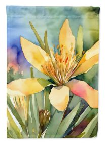 New Mexico Yucca Flower in Watercolor Garden Flag Mailbox Flag Decorative Yard Flag Banner Outside Patio Artwork Yard Flower Beds, Garden Size