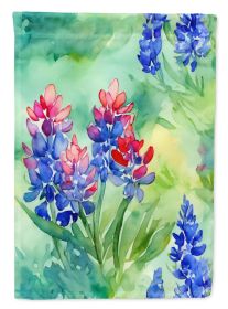 Texas Bluebonnets in Watercolor Garden Flag Mailbox Flag Decorative Yard Flag Banner Outside Patio Artwork Yard Flower Beds, Garden Size, Multicolor