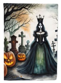 Evil Queen Spooky Halloween Garden Flag Mailbox Flag Decorative Yard Flag Banner Outside Patio Artwork Yard Flower Beds, Garden Size, Multicolor
