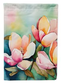 Mississippi Magnolia in Watercolor Garden Flag Mailbox Flag Decorative Yard Flag Banner Outside Patio Artwork Yard Flower Beds, Garden Size