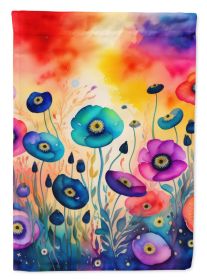 Anemones in Color Garden Flag Mailbox Flag Decorative Yard Flag Banner Outside Patio Artwork Yard Flower Beds, Garden Size, Multicolor