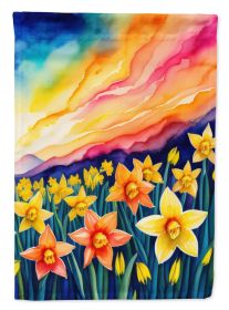 Daffodils in Color Garden Flag Mailbox Flag Decorative Yard Flag Banner Outside Patio Artwork Yard Flower Beds, Garden Size, Multicolor