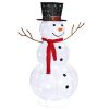 60*60*120cm 30.00V 3.60W Snowman Snow Fleece Garden Snowman Decoration White