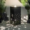 23.6in Indoor Water Fountain w/LED Lights Waterfall Feature for Home