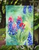 Texas Bluebonnets in Watercolor Garden Flag Mailbox Flag Decorative Yard Flag Banner Outside Patio Artwork Yard Flower Beds, Garden Size, Multicolor