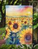 Kansas Sunflowers in Watercolor Garden Flag Mailbox Flag Decorative Yard Flag Banner Outside Patio Artwork Yard Flower Beds, Garden Size, Multicolor