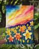 Daffodils in Color Garden Flag Mailbox Flag Decorative Yard Flag Banner Outside Patio Artwork Yard Flower Beds, Garden Size, Multicolor