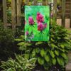 Vermont Red Clover in Watercolor Garden Flag Mailbox Flag Decorative Yard Flag Banner Outside Patio Artwork Yard Flower Beds, Garden Size, Multicolor