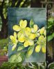 South Carolina Yellow Jessamine in Watercolor Garden Flag Mailbox Flag Decorative Yard Flag Banner Outside Patio Artwork Yard Flower Beds, Garden Size