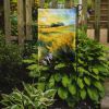 Nebraska Goldenrod in Watercolor Garden Flag Mailbox Flag Decorative Yard Flag Banner Outside Patio Artwork Yard Flower Beds, Garden Size, Multicolor
