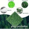 12PCS 24x16 Inch Artificial Hedge Panels - Realistic Greenery Privacy Screen for Outdoor Fence, Garden Wall, Patio Decor & Indoor Backdrop
