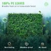 VEVOR Artificial Boxwood Panel UV 24pcs Boxwood Hedge Wall Panels Artificial Grass Backdrop Wall 20" X 20" 4 cm Green Grass Wall Fake Hedge for Decor