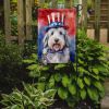 Old English Sheepdog Patriotic American Garden Flag Mailbox Flag Decorative Yard Flag Banner Outside Patio Artwork Yard Flower Beds, Garden Size