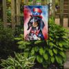 Bluetick Coonhound Patriotic American Garden Flag Mailbox Flag Decorative Yard Flag Banner Outside Patio Artwork Yard Flower Beds, Garden Size