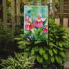 Minnesota Pink and White Lady s Slippers in Watercolor Garden Flag Mailbox Flag Decorative Yard Flag Banner Outside Patio Artwork Yard Flower Beds