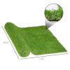 Outsunny 10 x 3 Artificial Turf Grass Green with UV Protection Drain Holes 125 Height