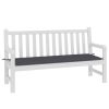 Garden Bench Cushion Anthracite 59.1"x19.7"x1.2" Oxford Fabric