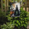 Evil Queen Spooky Halloween Garden Flag Mailbox Flag Decorative Yard Flag Banner Outside Patio Artwork Yard Flower Beds, Garden Size, Multicolor