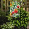 Connecticut Mountain Laurels in Watercolor Garden Flag Mailbox Flag Decorative Yard Flag Banner Outside Patio Artwork Yard Flower Beds, Garden Size