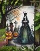 Evil Queen Spooky Halloween Garden Flag Mailbox Flag Decorative Yard Flag Banner Outside Patio Artwork Yard Flower Beds, Garden Size, Multicolor