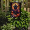 Black Pug Witchy Halloween Garden Flag Mailbox Flag Decorative Yard Flag Banner Outside Patio Artwork Yard Flower Beds, Garden Size, Multicolor