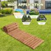 8 Feet Roll-out Weather-Resistant Patio Hardwood Pathway