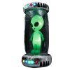 8.2FT Tall Halloween Inflatable Outdoor Decoration, Blow Up UFO with Alien Halloween Decor with Animated RGB LEDs