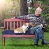 Bench Seat Cushion For Indoor Outdoor Furniture Non Slip Long Chair Cushion with Ties Strap  Swing Cushion 51.18x19.68IN For Garden Patio Balcony Entr
