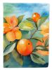 Florida Orange Blossom in Watercolor Garden Flag Mailbox Flag Decorative Yard Flag Banner Outside Patio Artwork Yard Flower Beds, Garden Size