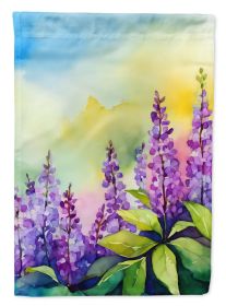Idaho Syringa in Watercolor Garden Flag Mailbox Flag Decorative Yard Flag Banner Outside Patio Artwork Yard Flower Beds, Garden Size, Multicolor (Default: Default)