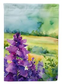 New Jersey Violet in Watercolor Garden Flag Mailbox Flag Decorative Yard Flag Banner Outside Patio Artwork Yard Flower Beds, Garden Size, Multicolor (Default: Default)