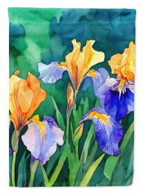 Tennessee Iris in Watercolor Garden Flag Mailbox Flag Decorative Yard Flag Banner Outside Patio Artwork Yard Flower Beds, Garden Size, Multicolor (Default: Default)