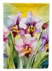 Orchids in Watercolor Garden Flag Mailbox Flag Decorative Yard Flag Banner Outside Patio Artwork Yard Flower Beds, Garden Size, Multicolor
