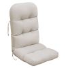 Adirondack Chair Cushion, High Back Rocking Chairs Cushion, Waterproof All-Weather Rocker Chair Cushion for Outdoor Patio Garden Porch
