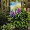 Idaho Syringa in Watercolor Garden Flag Mailbox Flag Decorative Yard Flag Banner Outside Patio Artwork Yard Flower Beds, Garden Size, Multicolor