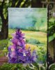 New Jersey Violet in Watercolor Garden Flag Mailbox Flag Decorative Yard Flag Banner Outside Patio Artwork Yard Flower Beds, Garden Size, Multicolor