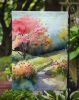 North Carolina Dogwoods in Watercolor Garden Flag Mailbox Flag Decorative Yard Flag Banner Outside Patio Artwork Yard Flower Beds, Garden Size