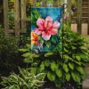 Hawaii Hawaiian Hibiscus in Watercolor Garden Flag Mailbox Flag Decorative Yard Flag Banner Outside Patio Artwork Yard Flower Beds, Garden Size