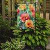 Georgia Cherokee Rose in Watercolor Garden Flag Mailbox Flag Decorative Yard Flag Banner Outside Patio Artwork Yard Flower Beds, Garden Size