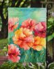 Ohio Scarlet Carnations in Watercolor Garden Flag Mailbox Flag Decorative Yard Flag Banner Outside Patio Artwork Yard Flower Beds, Garden Size